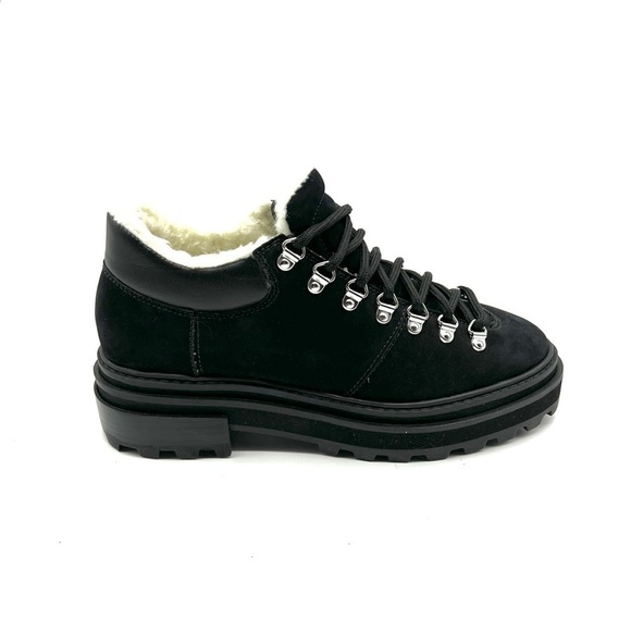 New! SCHUTZ | Lucille Faux Shearling Lined Boots - Picture 2 of 8